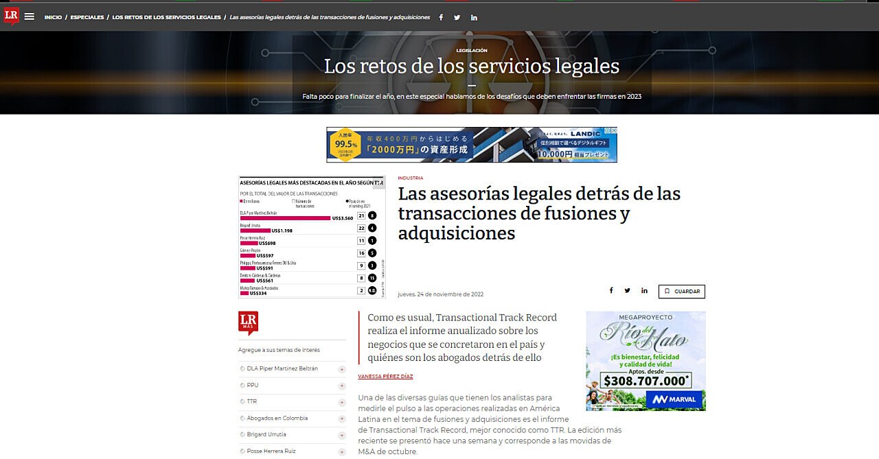 Las asesoras legales detrs de las transacciones de fusiones y adquisiciones